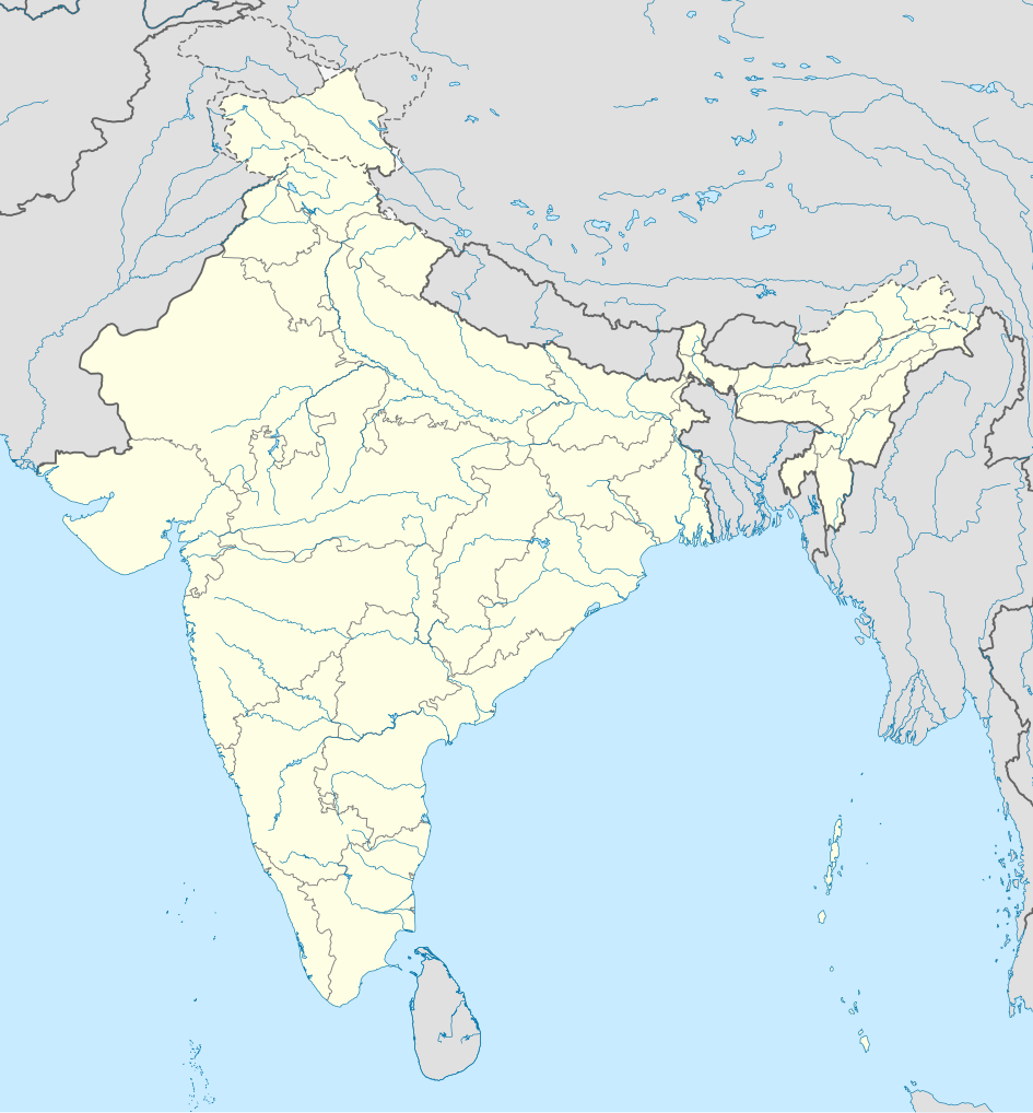德里红堡在印度的位置