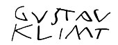 signature de Gustav Klimt