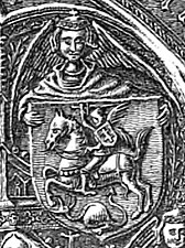 «Драконоборец» с большой печати Владислава Варненчика. 1438