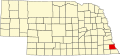 State map highlighting Nemaha County