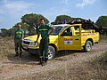 Patrouille forestière de protection OFRAN - APFM en Forêt Domaniale de la Colle du Rouet, 2006.