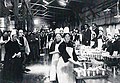 L'usine Hénaff en 1919 : le jutage des petits pois.