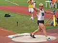 Image 12Remigius Machura preparing to throw within the circle in shot put (from Track and field)