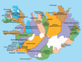 23 tỉnh của Iceland