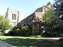 Sea Cliff Library from the northwest in 2015