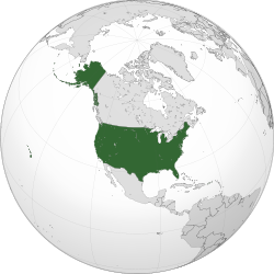  Amerika Birleşik Devletleri konumu (yeşil)