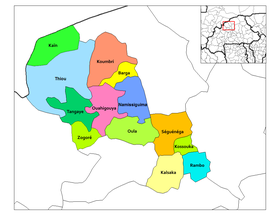 Localisation de Ouahigouya