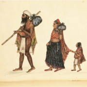 "Jut and his family on their way" – Painting from 19th century Punjab 39.webp