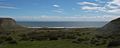 Vista de la Bahía Inútil en Tierra del Fuego, Región de Magallanes.