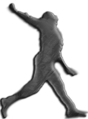 shadow figure of bowling