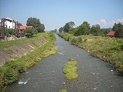 Река в городе Брад