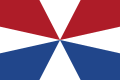 Nizozemská lodní vlajka (Civil Jack, neoficiální) Poměr stran: 2:3