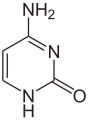 Deutsch: Struktur von Cytosin English: Structure of Cytosine