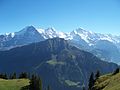 Eiger, Mönch şi Jungfrau cu Männlichen