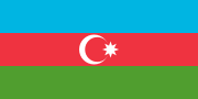 Flagge Aserbaidschans