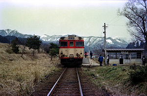 山守駅（1981年頃）
