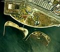 葛西臨海公園付近の航空写真。1989年度撮影。国土交通省 国土地理院 地図・空中写真閲覧サービスの空中写真を基に作成