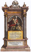 Frontespizio dell'atlante di Mercatore