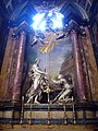 Escultura de Antonio Raggi sobre diseño de Bernini, en la iglesia de los santos Domingo y Sixto, Roma.