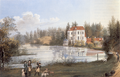 Johann Friedrich Nagel: Jagdschloss Grunewald von Nordwesten, 1788