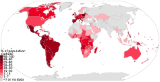 Distribution of Catholics