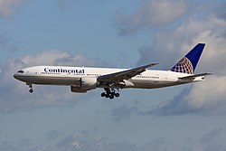 Boeing 777-200 der Continental