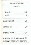 ticket / Fahrschein