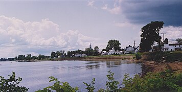 Fleuve Saint-Laurent, municipalité riveraine