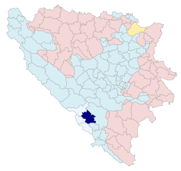 Široki Brijeg – Mappa