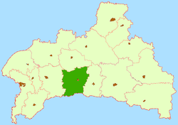Location of Drahičinas rajons