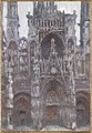 La Cathédrale de Rouen. Le Portail vu de face, Harmonie brune, W1319, Musée d'Orsay