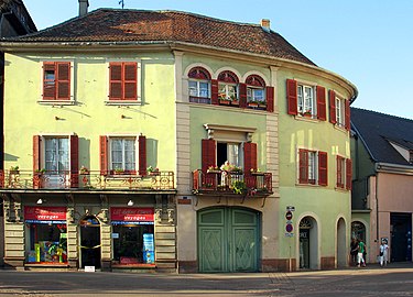 Colmar - une rue, eine Straße, улица, a street