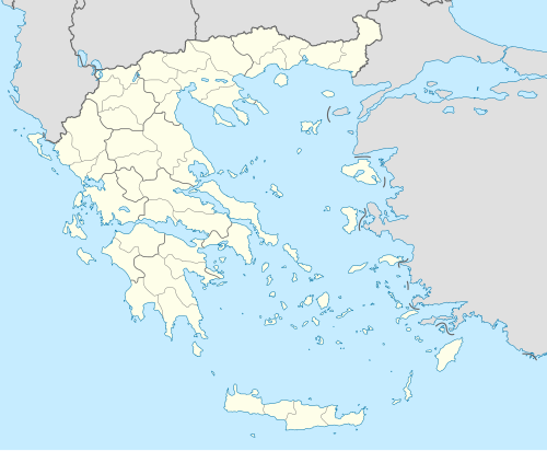 A map of Greece with dots indicating World Heritage Sites
