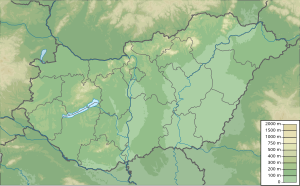 Mohi trên bản đồ Hungary