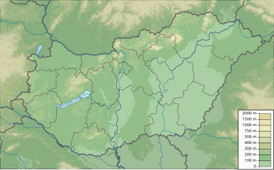 Location map ሀንጋሪ