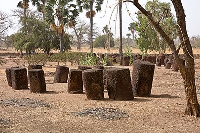 Cylchoedd cerrig Kerr Batch yn y Gambia