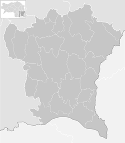Poloha obce Südoststeiermark v okrese Südoststeiermark (klikacia mapa)