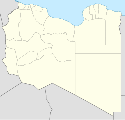 Benghazi trên bản đồ Libya