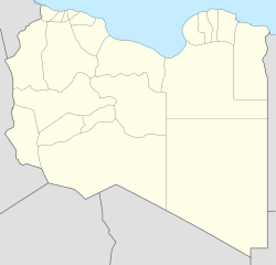 Кирена (град) на карти Либије