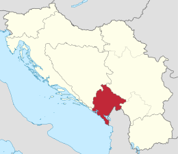 Montenegro - Localizzazione