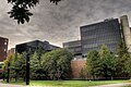 Northwest corner of the Mechanical Engineering Building on the main campus of the University of Alberta