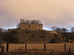 Mitford Castle, Remains of Inner Ward and Keep