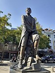 Estatua de Humboldt en la Alameda Central, Ciudad de México.