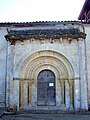 Le portail inscrit de l'église Saint-Hilaire (fév. 2010)