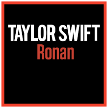 Cover art of "Ronan", showing texts on a black background