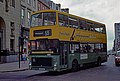 Strathclyde PTE RV type bodied Volvo Ailsa, pictured in Glasgow in 1984
