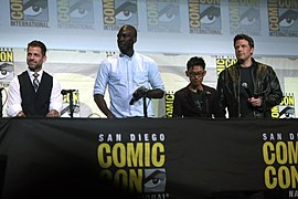 Zack Snyder, Rick Famuyiwa, James Wan & Ben Affleck (27976816173).jpg