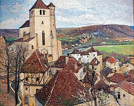 Saint-Cirq-Lapopie - Henri-Martin - Musée de Cahors Henri-Martin