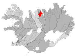 Location of the Municipality of Dalvíkurbyggð