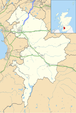 Newmilns ubicada en East Ayrshire